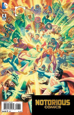 Convergence #6 Rude Variant 1:25 DC Comics 1st Print EXCELSIOR BIN