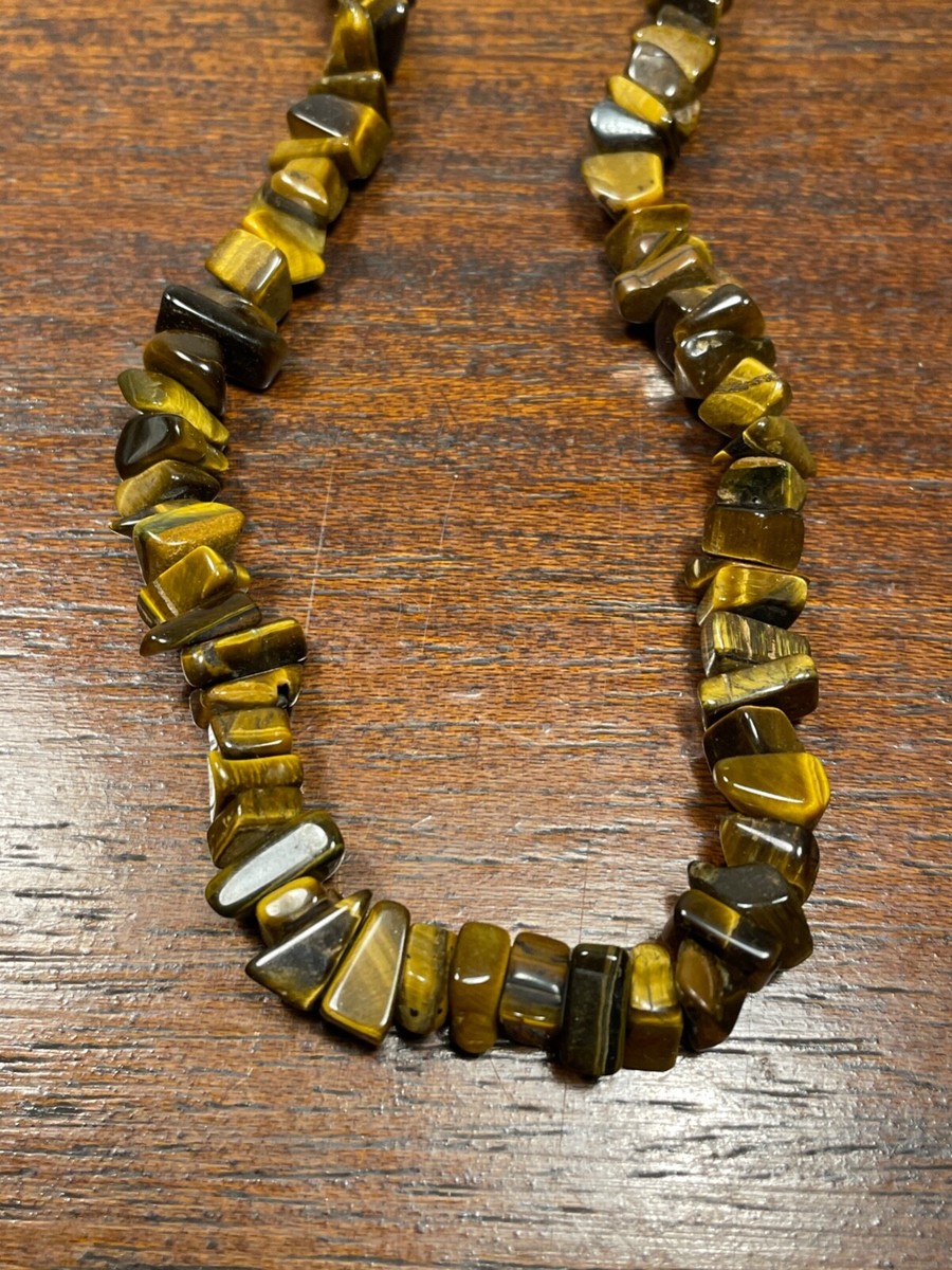Collier Oeil de Tigre Pierre Naturelle - Algovital - Cosmetic Provence