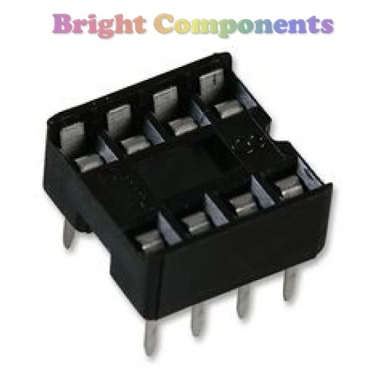DIL / DIP IC Socket (6, 8, 14, 16, 18, 20 Pin Sockets) - UK Seller