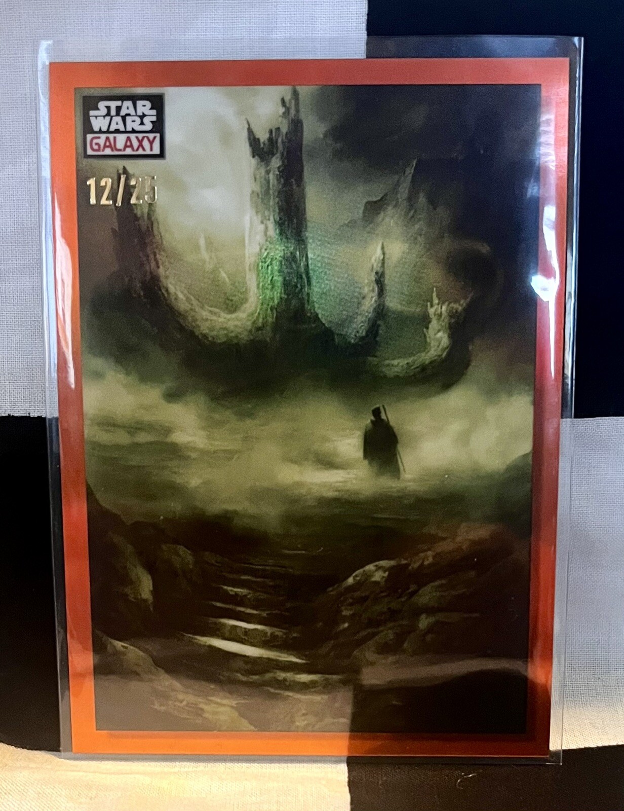 2023 Topps Chrome Star Wars Galaxy The Sacred Tree #63 Orange Refractor 12/25