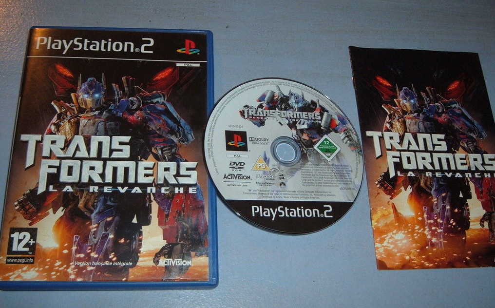 TRANSFORMERS LA REVANCHE PS2 COMPLET (vendeur pro)