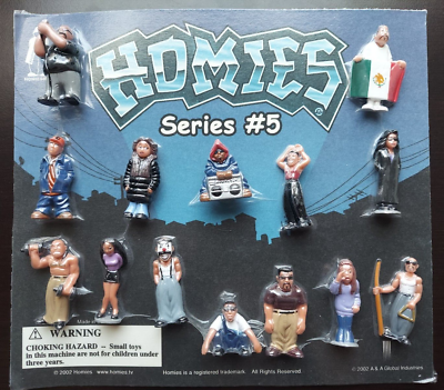 HOMIES SERIES 5 VENDING MACHINE DISPLAY BLISTER SEALED PICK ONE | eBay