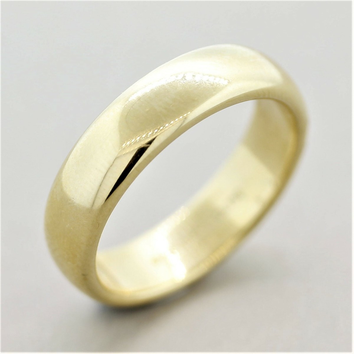 Tiffany Men's Gold Wedding Ring Band