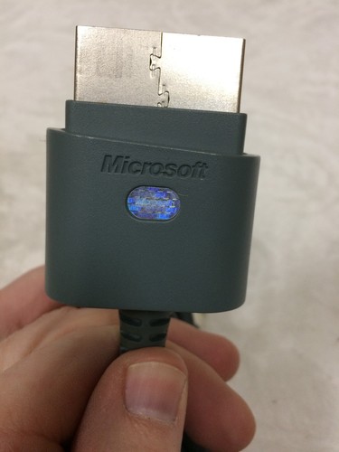 Microsoft Xbox 360 OEM Composite AV Cable Official Genuine X810973-001 - Foto 3 di 4