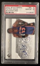2003-04 SP Authentic - Sp Signatures Patrick Ewing #PE-A (AU)