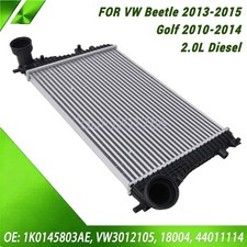 Turbocharged Air Intercooler Fit For Vw Jetta Beetle Golf Audi A3 L4 2.0l New