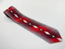 Men's STACY ADAMS NECKTIE Tie SUPREMATISM ART Ilya Chashnik Black Red White