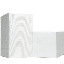 500 Pack Cocktail Napkins Paper - Quality 3-Ply White Beverage Napkins - Rest...