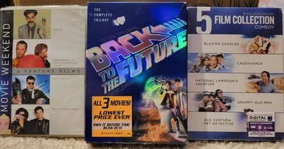Comedy DVD lot 11 classic movies. One set is brand new. All discs play perfectly