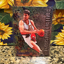 1996-97 Fleer Metal Christian Laettner Rookie Card #2 Atlanta Hawks NBA. rookie card picture