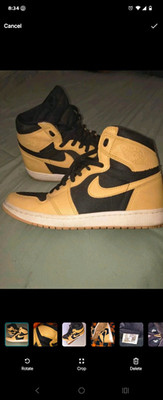 Jordan Air Jordan 1 Retro High OG Heirloom Yellow/Black Colorblock 555088-202