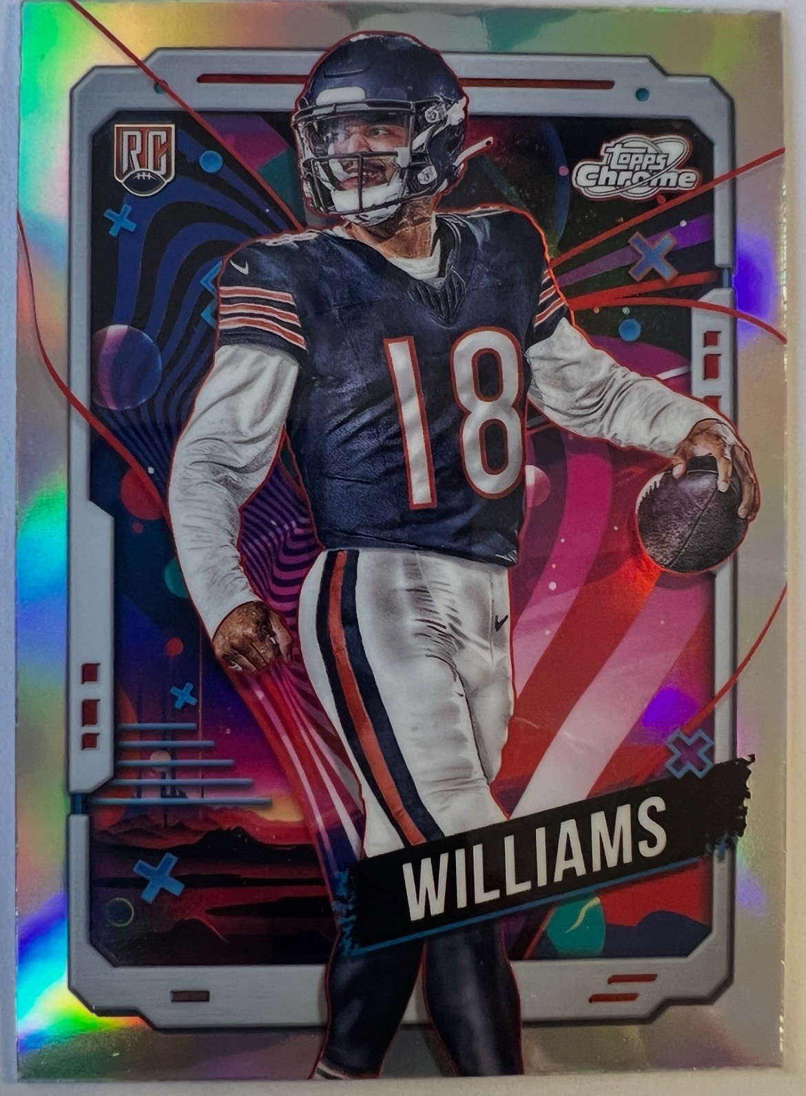 2024 Topps Cosmic Chrome - Rookies Caleb Williams #118 Refractor (RC)