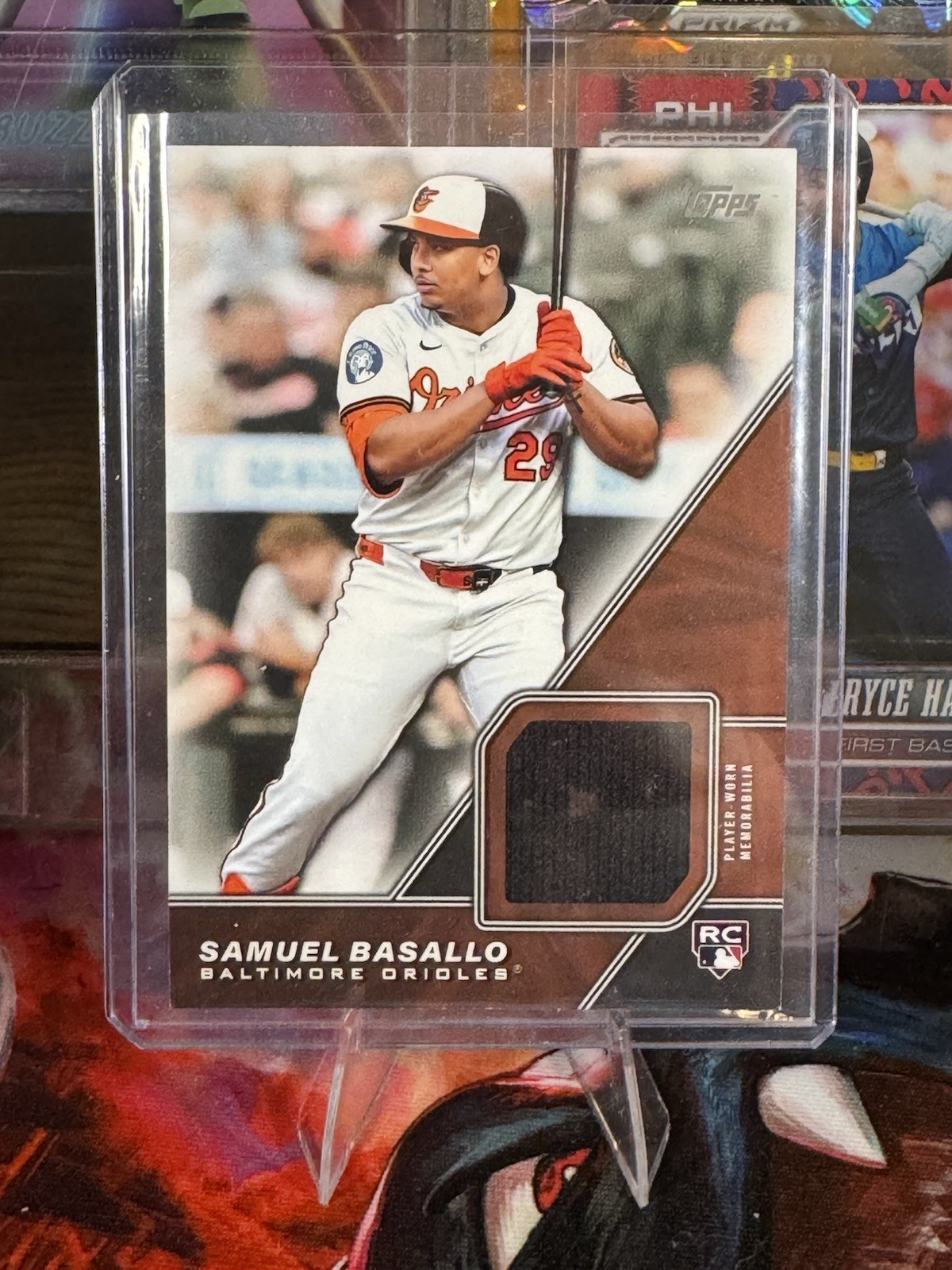 2026 Topps Series 1 Samuel Basallo Major League Material Relic RC #MLM-BAS