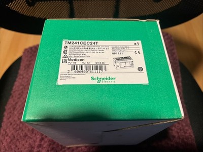 SCHNEIDER ELECTRIC MODICON M241 TM241CEC24T Logic Controller 24 IO Transistor PN