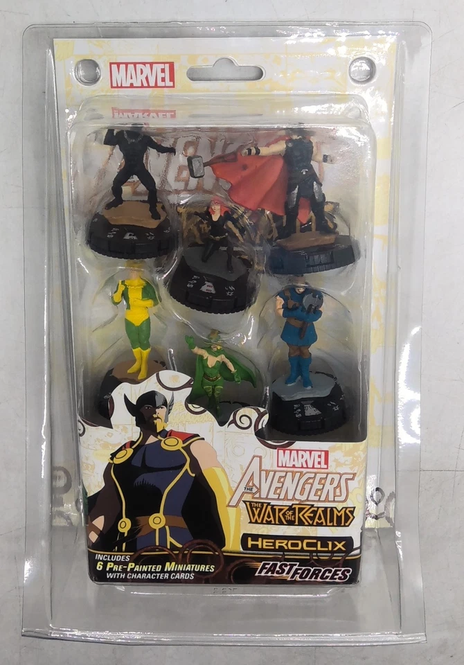 WIZKIDS HEROCLIX MARVEL FAST FORCES AVENGERS THE WAR OF THE REALMS ~ BRAND NEW & SEALED