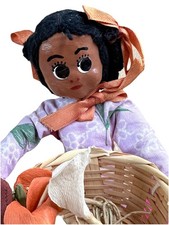 Paper Mache/Cloth Mexican Folk Art Doll, Mexico Souvenir Doll, Beautiful, Read