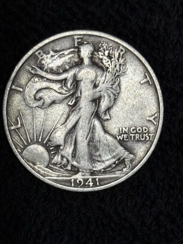 1941 Walking Liberty Silver Half Dollar