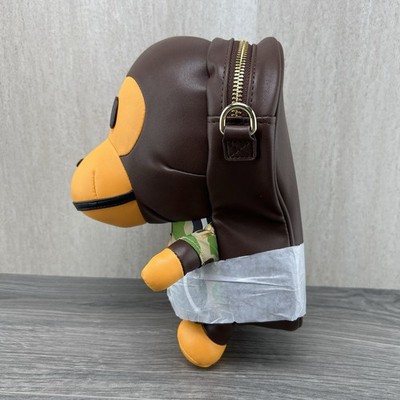 Bape X Adidas Baby Milo Shoulder Bag Brown Green Camo Crossbody