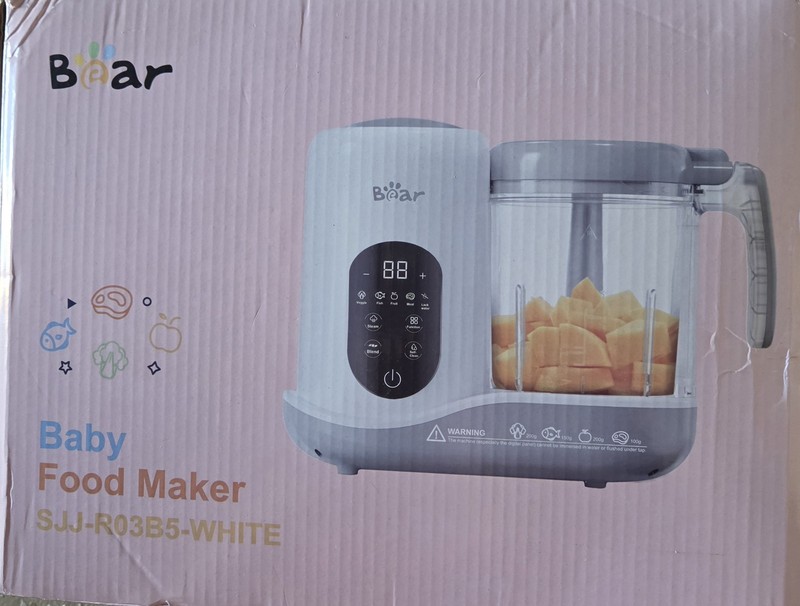 BEAR Baby Food Maker One Step Baby Food Processor Steamer Puree Blender 