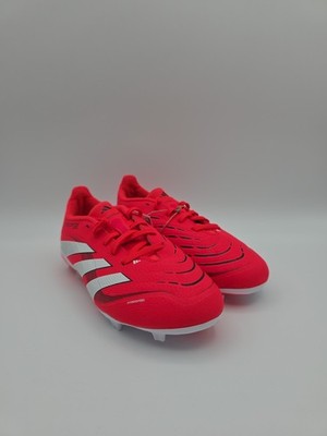 Adidas Predator League FG MG Youth Size 2Y Red White Futbol Soccer Cleats ID3750
