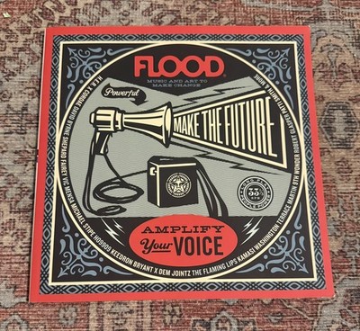 Flood Magazine Mag Book David Byrne Shepard Fairey Amplify Your Voice 2020 NEW