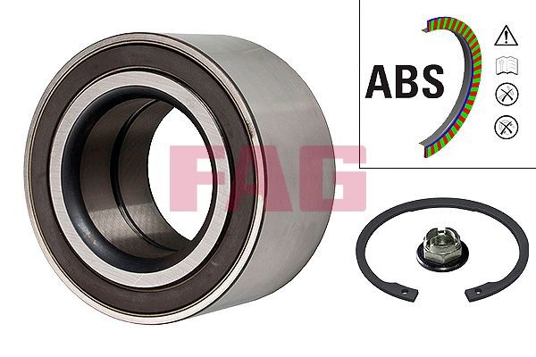 Schaeffler FAG 713 6789 50 Radlagersatz Vorne FüR Ford-image