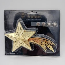 RETIRED Fontanini #56560 Italy Nativity Lighted Twinkle Star w/Trail Ornament