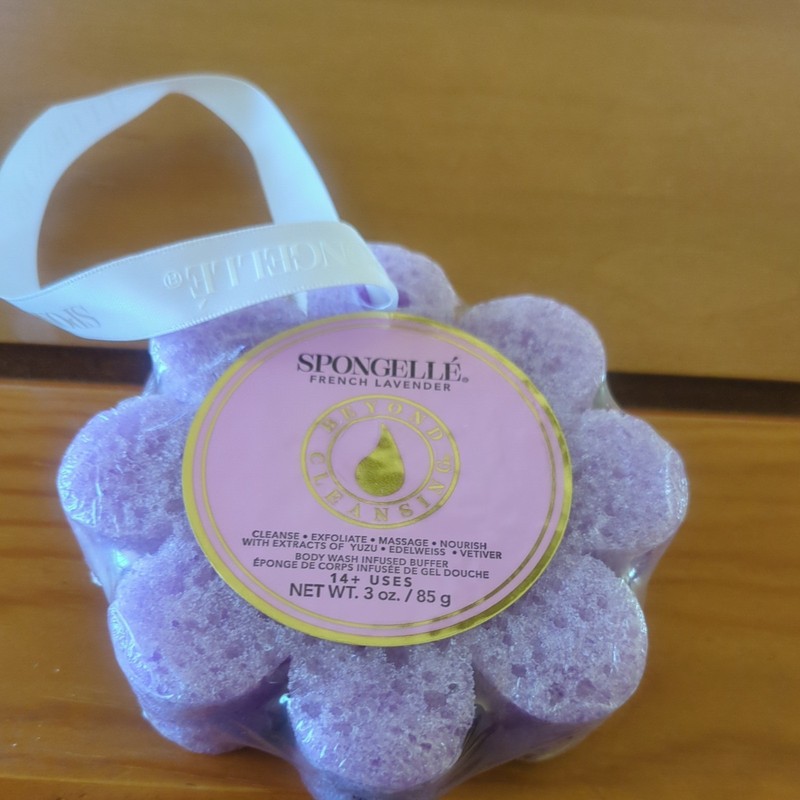 Spongellé French Lavender Wild Flower Bath Sponge New Sealed