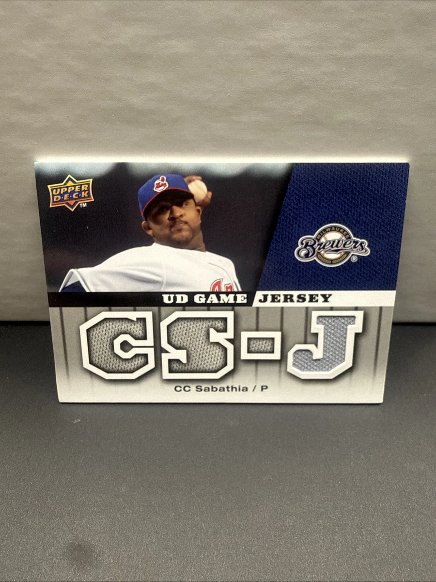 CC SABATHIA 殿堂入りレプリカプレート 52 メジャーリーグ MLB CC Sabathia Milwaukee Brewers Baseball Sports Trading Cards