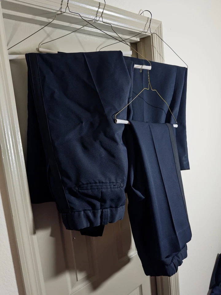 Лот (4) Flying крест команды мужские брюки свободы гибкий пояс «LAPD темно-синий - Изображение 4 из 4