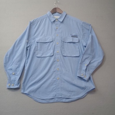 ExOfficio Buzz Off Shirt Mens Small Insect Shield Bug Repellent Hiking Fishing