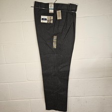 DOCKERS Signature Khaki Classic Fit Pleated Front Men Pant 35x32 NEW