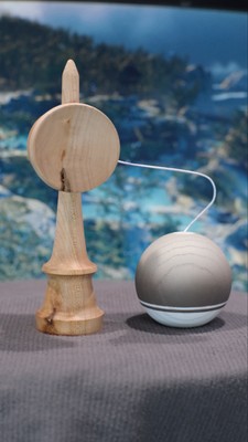 Su Lab “Tobi” Kendama – Friction Clear – Rare 2022 Collectible