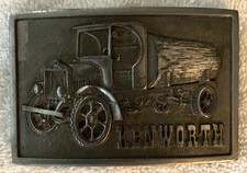 Vintage 1925 KENWORTH Truck Belt Buckle Great Moments In Trucking Series