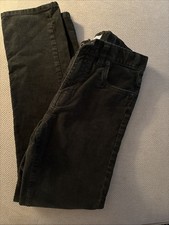 Crewcuts Boys Sz 10 Olive Corduroy Pants Adjustable Waist