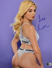 Hot Sexy Lexi Lore Signed 11x14 Photo Adult Star Authentic Autograph Beckett
