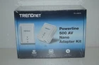New Sealed 500Mbps Compact Powerline 500 AV Adapter Kit TPL-406E2K A
