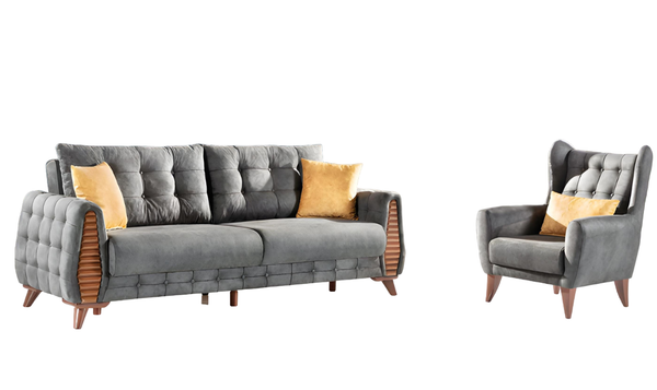 Sofagarnitur 3+1 Sitzer Set Design Sofa Polster Couchen Couch Modern Luxus Neu-image
