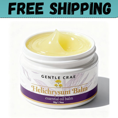 Extracts Helichrysum Balm   Moisturizing Helichrysum Essential Oil Balm, Beeswax