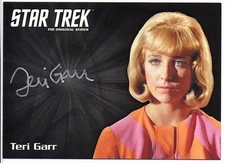Teri Garr Autograph card Star Trek A + I Archive box exclusive Rittenhouse 2020