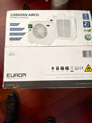 Tragbares AC EUROM AC2401 E Airco Ac2401-e Klimagerät