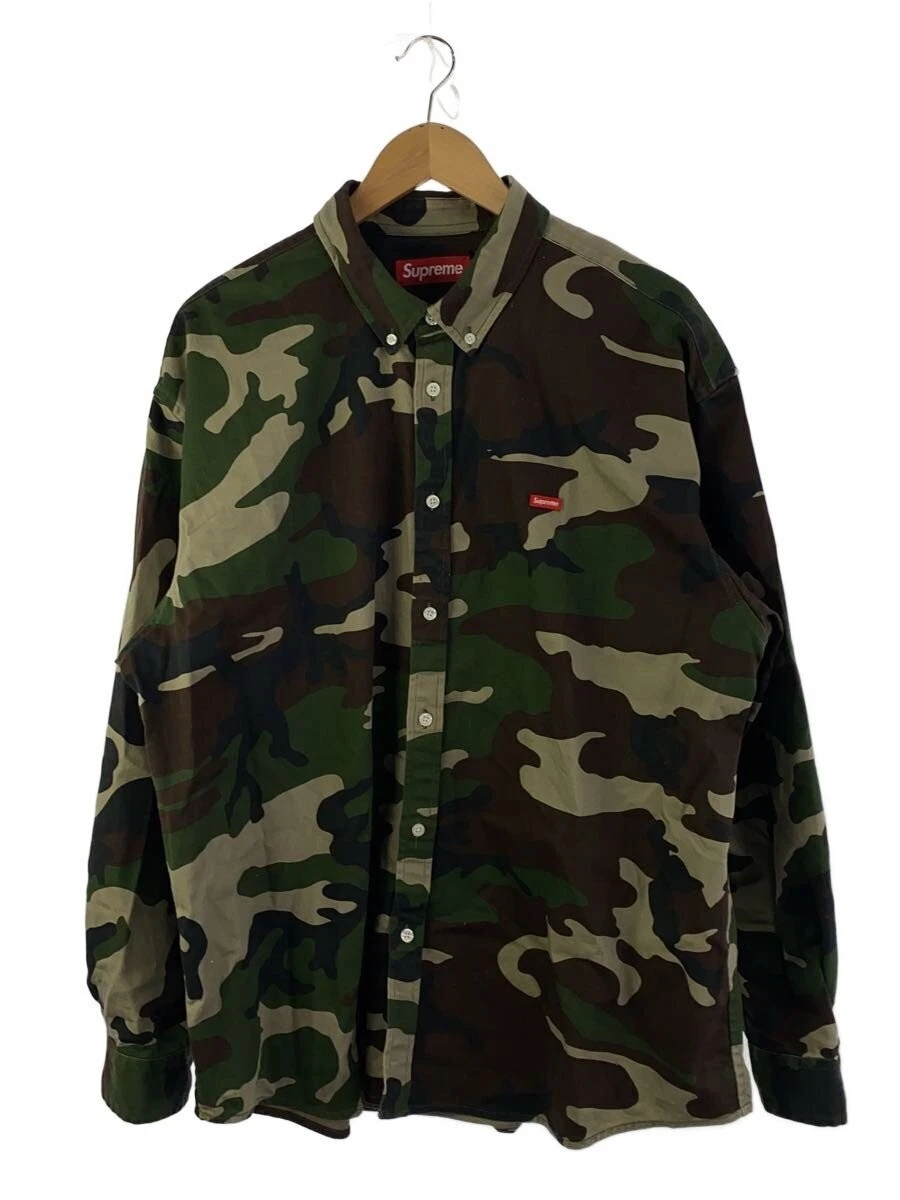 Supreme Camouflage Long Sleeve Casual Button-Down Shirts for Men