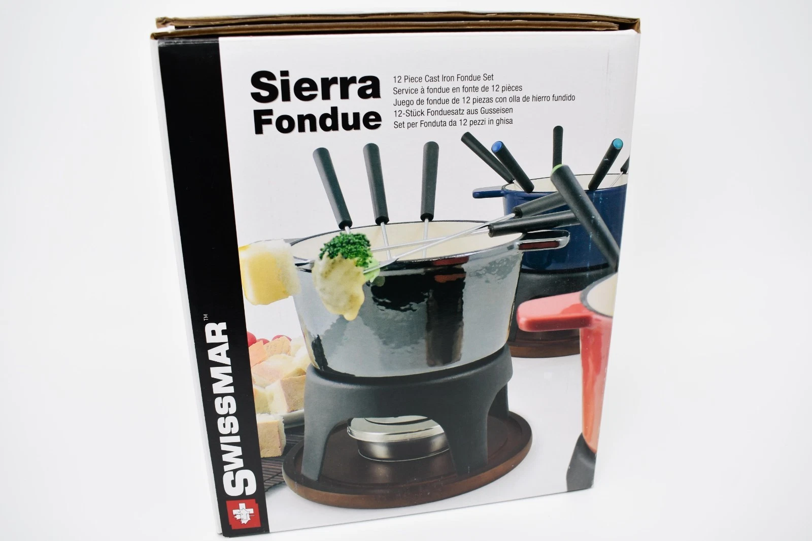 Swissmar Sierra Fondue 12 Piece Cast Iron Fondue Set Gradient Orange 1.6L NEW
Opens in a new window