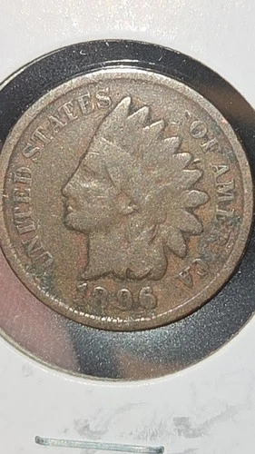 1896 Indian Head Cent Penny Good Condition