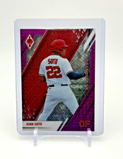 2022 Panini Chronicles Phoenix Baseball - Purple Mojo /99 Juan Soto #21