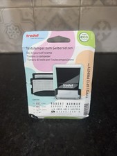 Pastel Green blue Diy Rubber Stamp Kit Custom Personalized Messages Self Inking