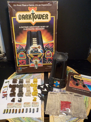 1981 Milton Bradley DARK TOWER Electronic Fantasy Game working Tower 99% complet