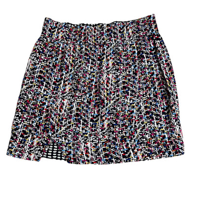 Cabi Medium Skirt Elastic Waist Slip On (could be reversible) Colorful