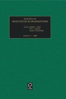 Robert J. Bies (U. A.) | Research On Negotiation In Organizations | Buch (1999)