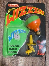 Duncan The Original NEW Wizzer Top Toy Spinning 1996 Green/Orange Wizzzer